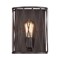 Designers Fountain Arris 8in 1-Light Vintage Bronze Industrial Indoor Wall Sconce with Metal Cage 91101-VB - alternate 1